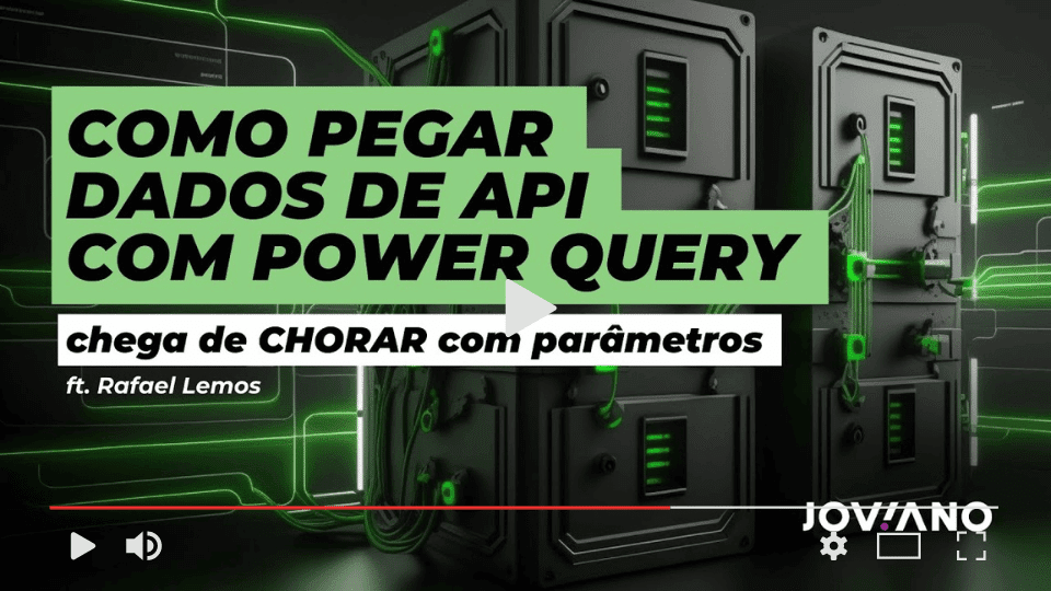 como pegar dados de api com power query