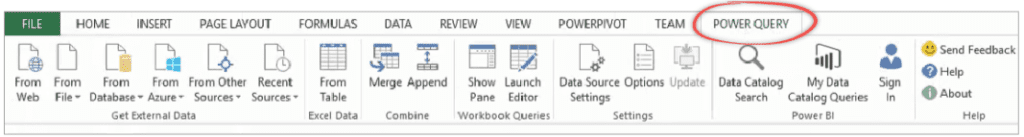 power query versão 2010 a 2013
