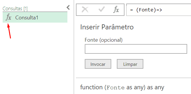nome da função