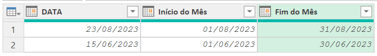 Fim do mês e Inicio do Mês no Power Query  - Joviano